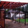 Односкатный навес 4 х 6 из поликарбоната в Витебске и области Односкатный навес 4 х 6 из поликарбоната