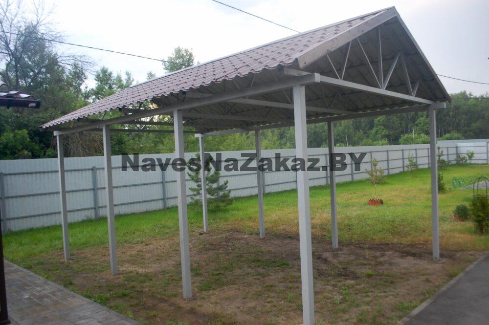 Навес из металлопрофиля 4,5 на 3,5 в Витебске и области Навес из металлопрофиля 4,5 на 3,5
