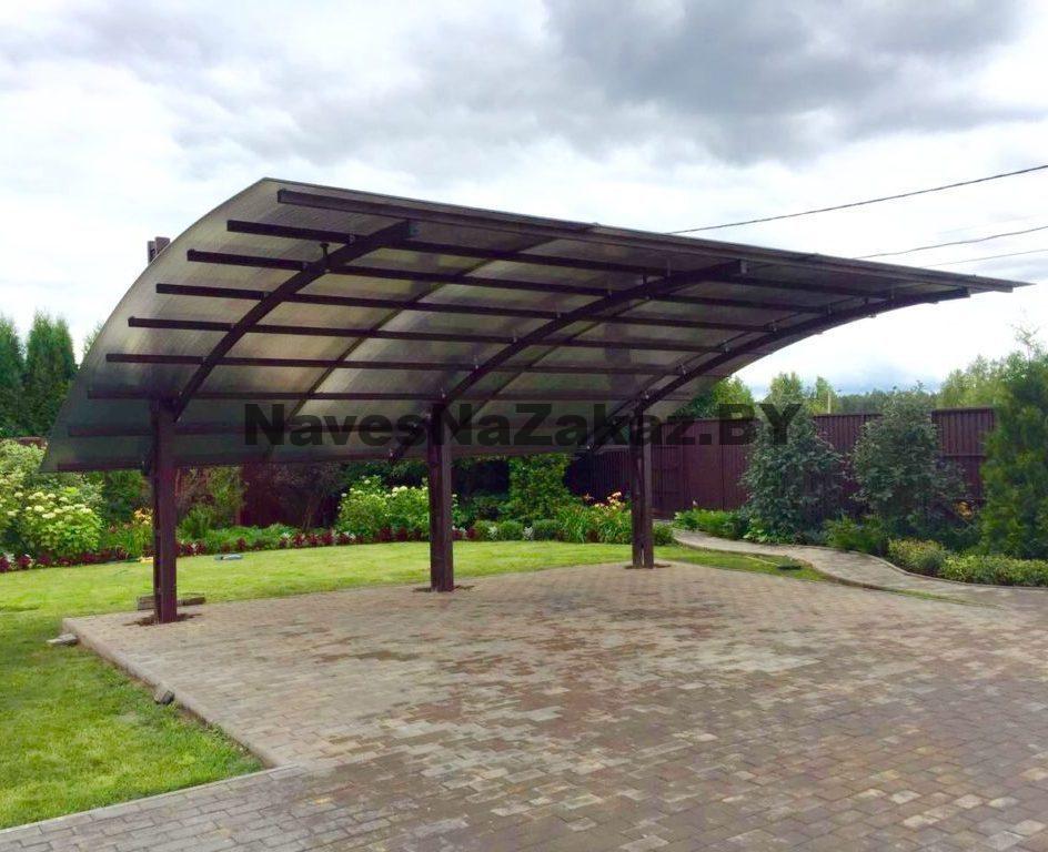 Навес консольный сварной 6 на 6,3 в Витебске и области Навес консольный сварной 6 на 6,3
