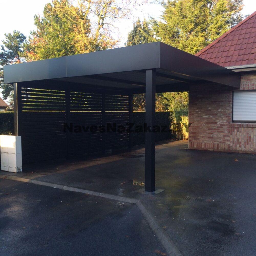 Навес для авто перед домом 4 на 5 в Витебске и области Навес для авто перед домом 4 на 5