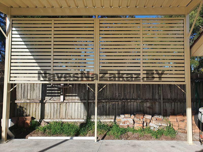 Навес для 2 машин 6 на 6 в Витебске и области Навес для 2 машин 6 на 6