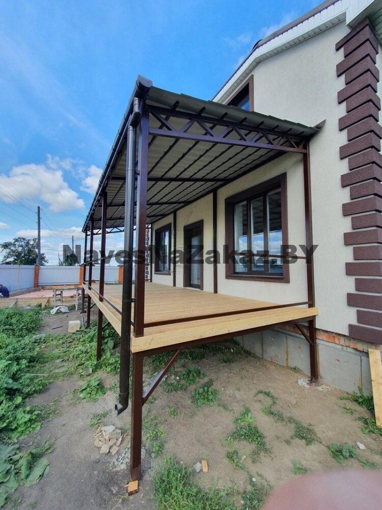 Терраса к дому 3 на 8 в Витебске и области Терраса к дому 3 на 8