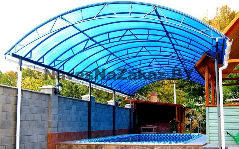Арочный навес для бассейна 4м х 8м в Витебске и области Арочный навес для бассейна 4м х 8м