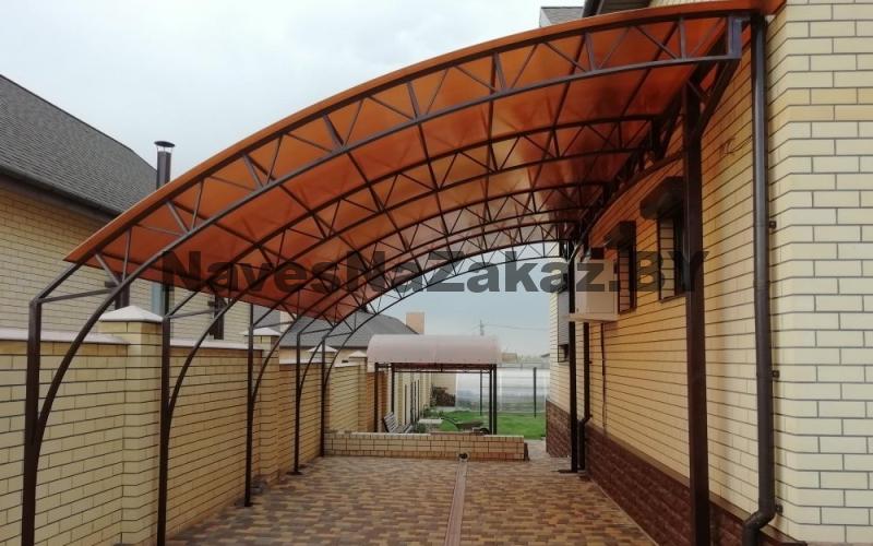 Боковой навес к дому 4м на 6м в Витебске и области Боковой навес к дому 4м на 6м