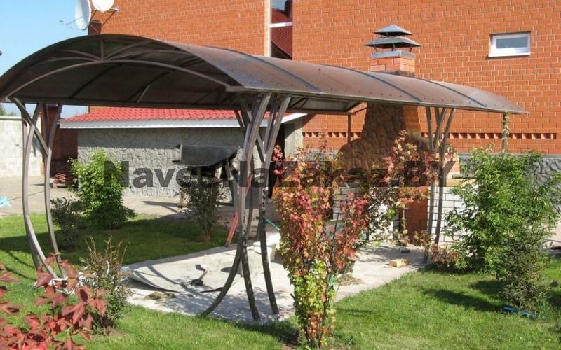 Арочный навес для дачи 5 на 6 метров в Витебске и области Арочный навес для дачи 5 на 6 метров